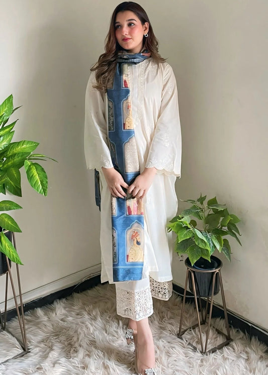 Dastaan - Blue - Dupatta