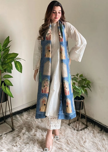 Dastaan - Blue - Dupatta