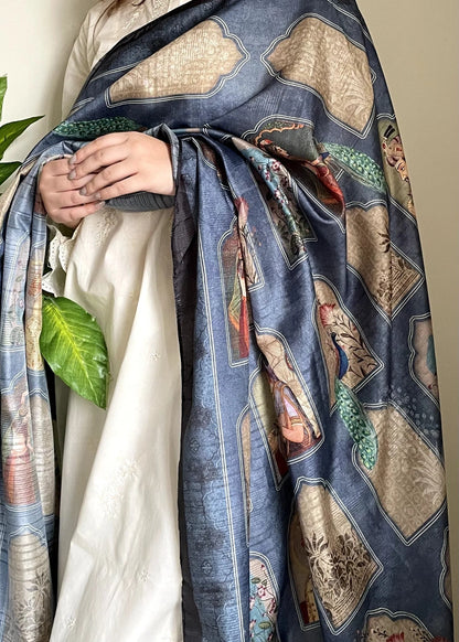 Dastaan - Blue - Dupatta