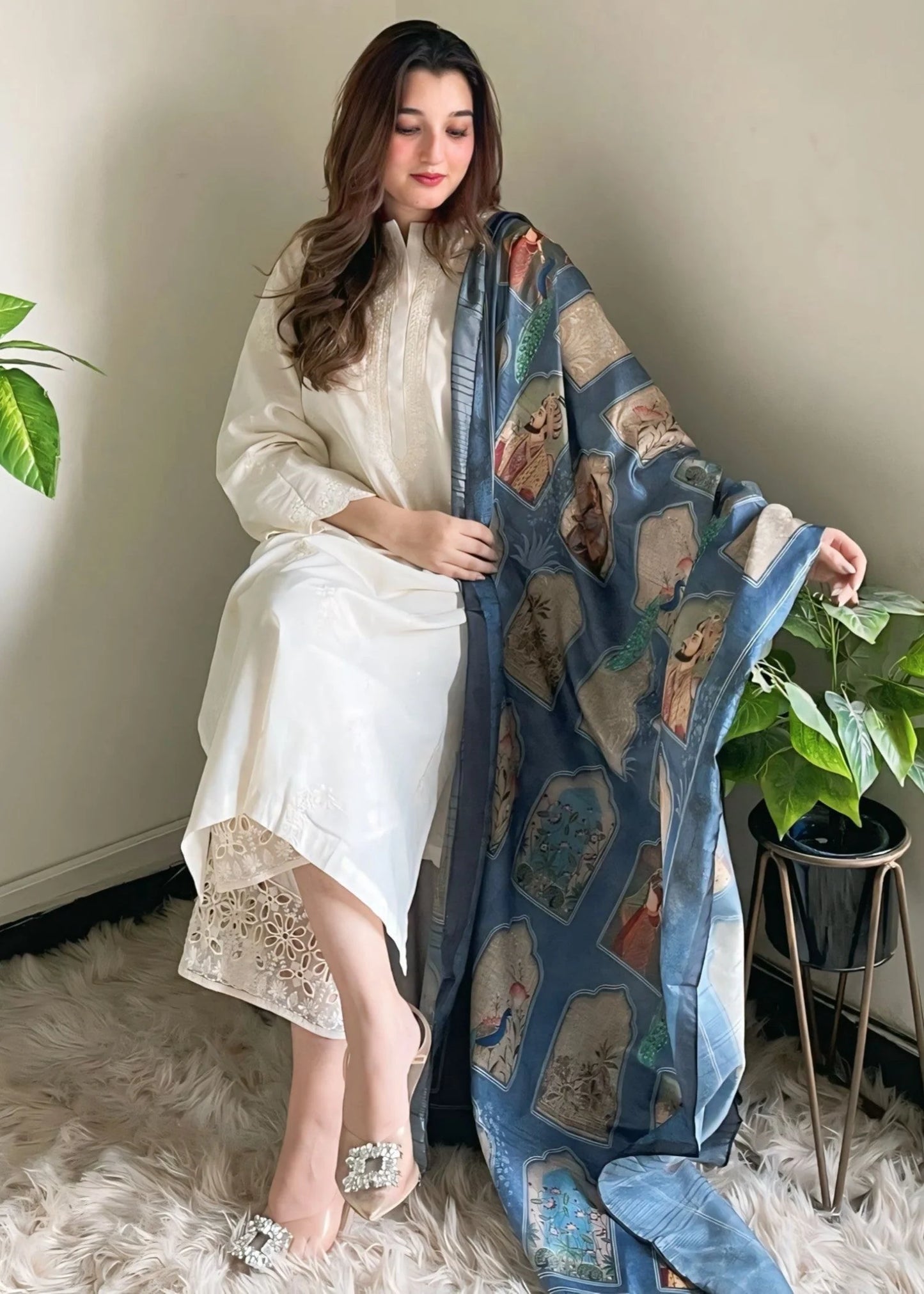 Dastaan - Blue - Dupatta