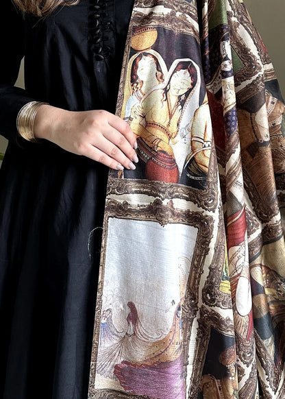 Jashan e Mughal - Multi Color - Dupatta