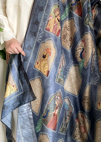 Dastaan - Blue - Dupatta